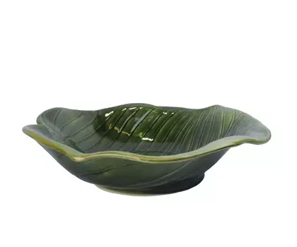 Раковина Bronze de Luxe Leaf 2427 зеленый глянец