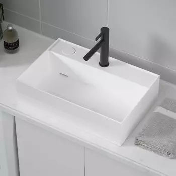 Раковина Ceramalux 6253L 59х40 см, накладная