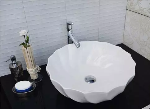 Раковина CeramaLux 9073 накладная