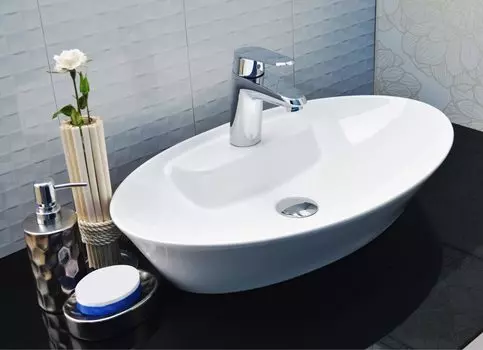 Раковина CeramaLux 9398 накладная