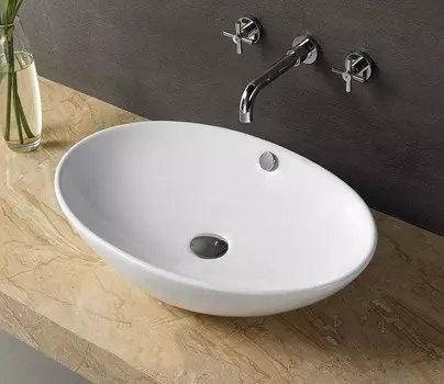 Раковина CeramaLux D1104 накладная