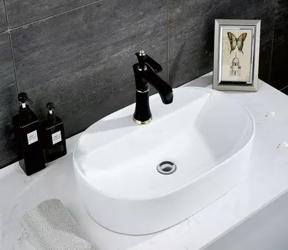 Раковина CeramaLux D1346 накладная