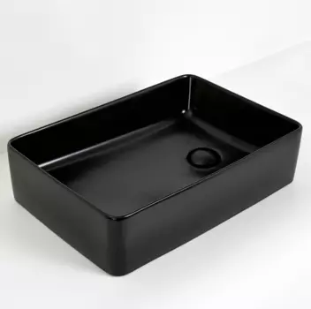 Раковина CeramaLux N 6250MB 51x34 см, черная матовая