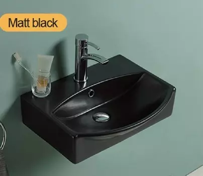 Раковина CeramaLux NC 78014CMB черный матовый