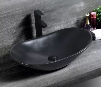 Раковина CeramaLux NC 7811АMB черная матовая