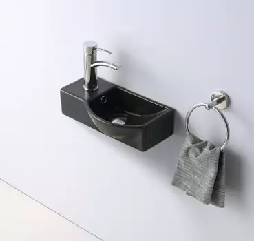 Раковина CeramaLux NC 7947ARMB черная матовая