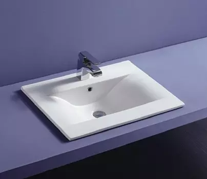 Раковина CeramaLux YJ807-60 врезная