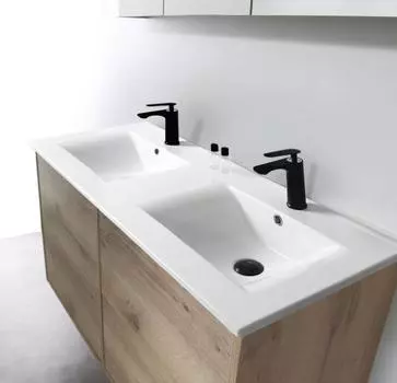 Раковина CeramaLux YJ809-120 двойная