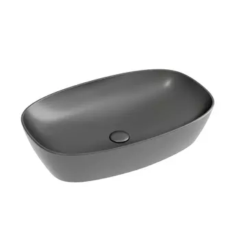 Раковина Ceramicanova Element CN6049MDH 60 см, темный антрацит матовый