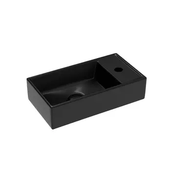 Раковина Ceramicanova Element CN6051LMB R 40,7 см, черная матовая
