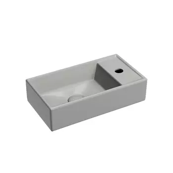 Раковина Ceramicanova Element CN6051LMH R 40,7 см, антрацит матовый