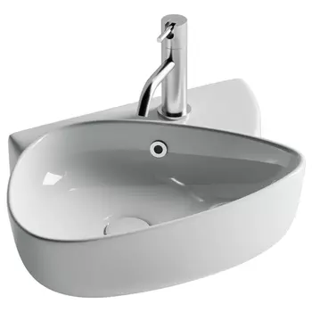 Раковина Ceramicanova Element CN5049 49,5х35 подвесная, белая