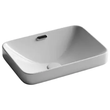 Раковина Ceramicanova Element CN6078 встраиваемая сверху 46x33 см, белая