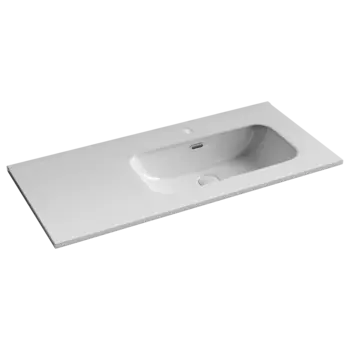 Раковина Ceramicanova Element CN7003R 101х46,5 см, чаша справа, белая