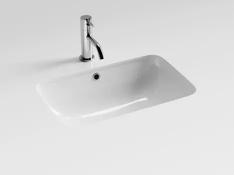 Раковина Ceramicanova Element CN7018 встраиваемая снизу 54х36 см, белый