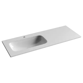 Раковина Ceramicanova Grace CN7020 121х45,7 см, белый