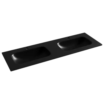 Раковина Ceramicanova Grace CN7022MB 141х45,7 см, черный матовый