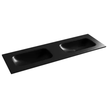 Раковина Ceramicanova Grace CN7022MBwx 141х45,7 см, черный матовый