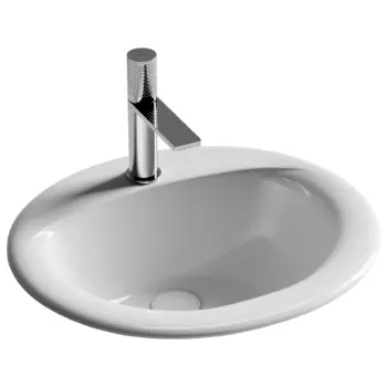 Раковина Ceramicanova Sun CN6080 встраиваемая сверху 51,5x45,5 см, белая