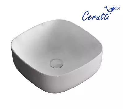 Раковина Ceruttispa CR0010 42,5х42,5 накладная, белая
