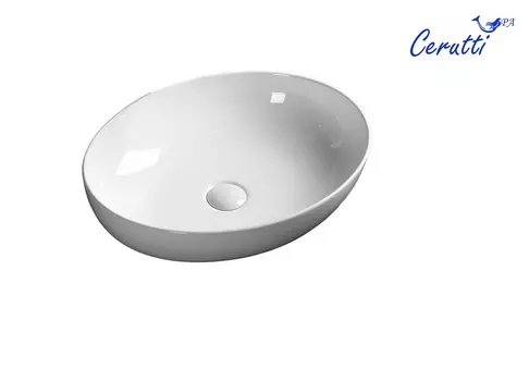 Раковина Ceruttispa CR0019 51,5х39,5 накладная, белая