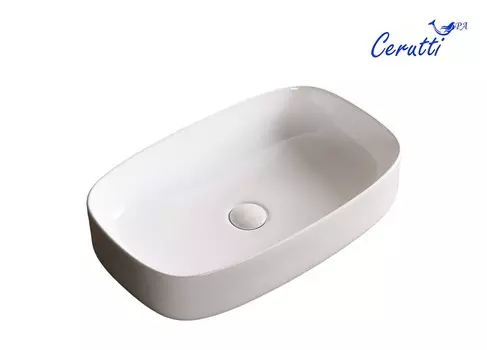 Раковина Ceruttispa CR0045 59х37 накладная, белая