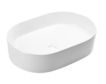 Раковина Ceruttispa CR0055B 50х35 накладная, белая