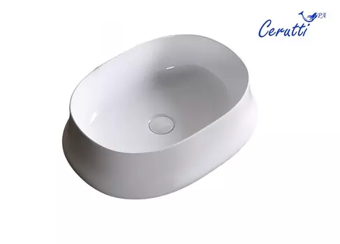 Раковина Ceruttispa CR0060 57х43 накладная, белый
