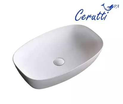Раковина Ceruttispa CR0063 60х38,5 накладная, белая