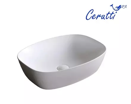 Раковина Ceruttispa CR0064 51х39 накладная, белая