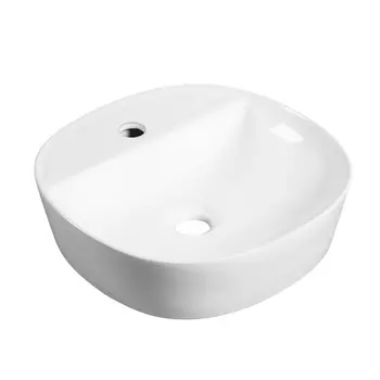 Раковина Ceruttispa CR0075 40х40 накладная, белый