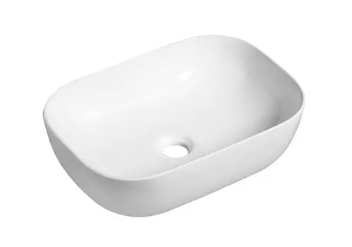 Раковина Ceruttispa CR0078B 46х33 накладная, белая