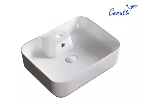 Раковина Ceruttispa CR0097 51х41 накладная, белая