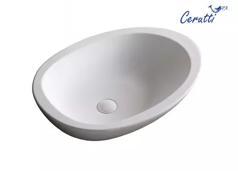 Раковина Ceruttispa CR1005 66х48,5 накладная, белый