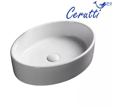 Раковина Ceruttispa CR7016 50х36 накладная, белая
