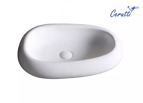 Раковина Ceruttispa CR7041B 60х40 накладная, белый