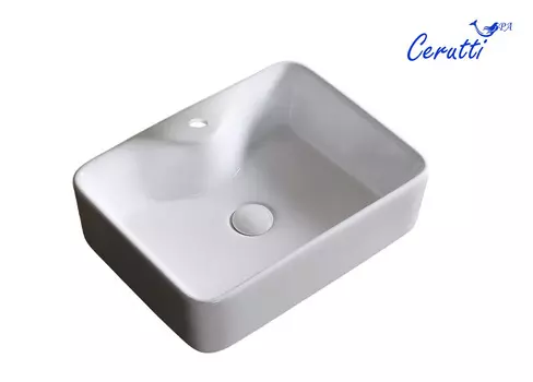 Раковина Ceruttispa CR7051 48х37 накладная, белая