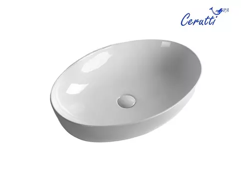 Раковина Ceruttispa CR8023 61х41 накладная, белая