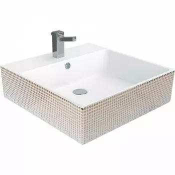 Раковина Creavit Next NX256.T круги ЗОЛОТО