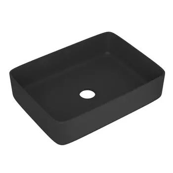 Раковина D&K Berlin 475х370х140 накладная, черная
