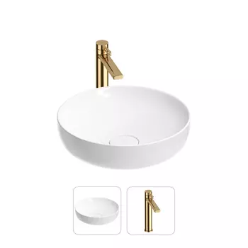 Раковина для ванной Wellsee Chalice Perfection 201000678 в наборе 2 в 1
