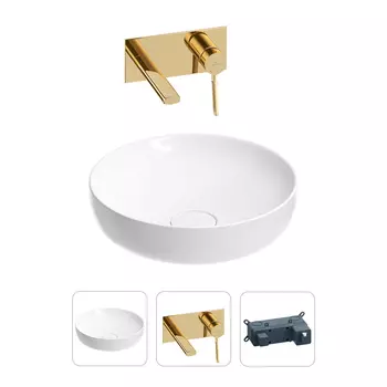 Раковина для ванной Wellsee Chalice Perfection 201000688 в наборе 2 в 1