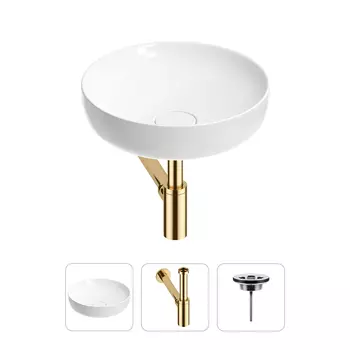 Раковина для ванной Wellsee Chalice Perfection 201001153 в наборе 3 в 1