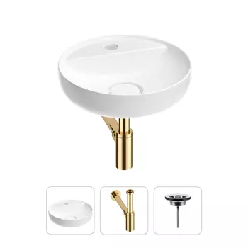 Раковина для ванной Wellsee Chalice Perfection 201001178 в наборе 3 в 1