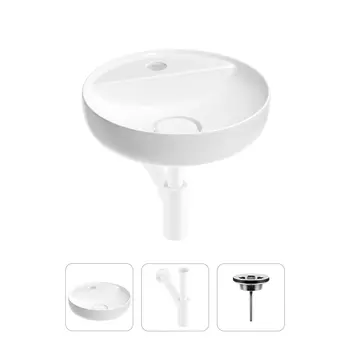 Раковина для ванной Wellsee Chalice Perfection 201001180 в наборе 3 в 1