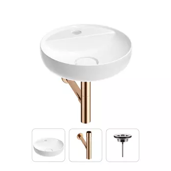 Раковина для ванной Wellsee Chalice Perfection 201001189 в наборе 3 в 1