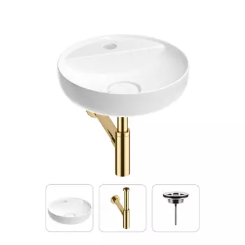 Раковина для ванной Wellsee Chalice Perfection 201001193 в наборе 3 в 1