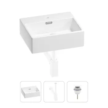 Раковина для ванной Wellsee Graceful Pro 201001310 в наборе 3 в 1