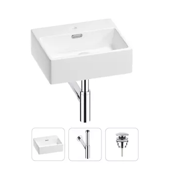 Раковина для ванной Wellsee Graceful Pro 201001316 в наборе 3 в 1