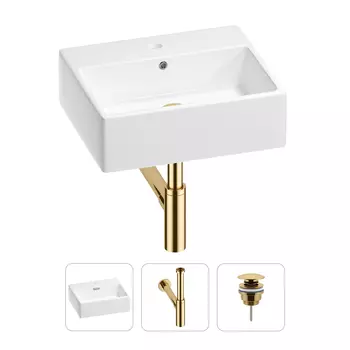 Раковина для ванной Wellsee Graceful Pro 201001343 в наборе 3 в 1